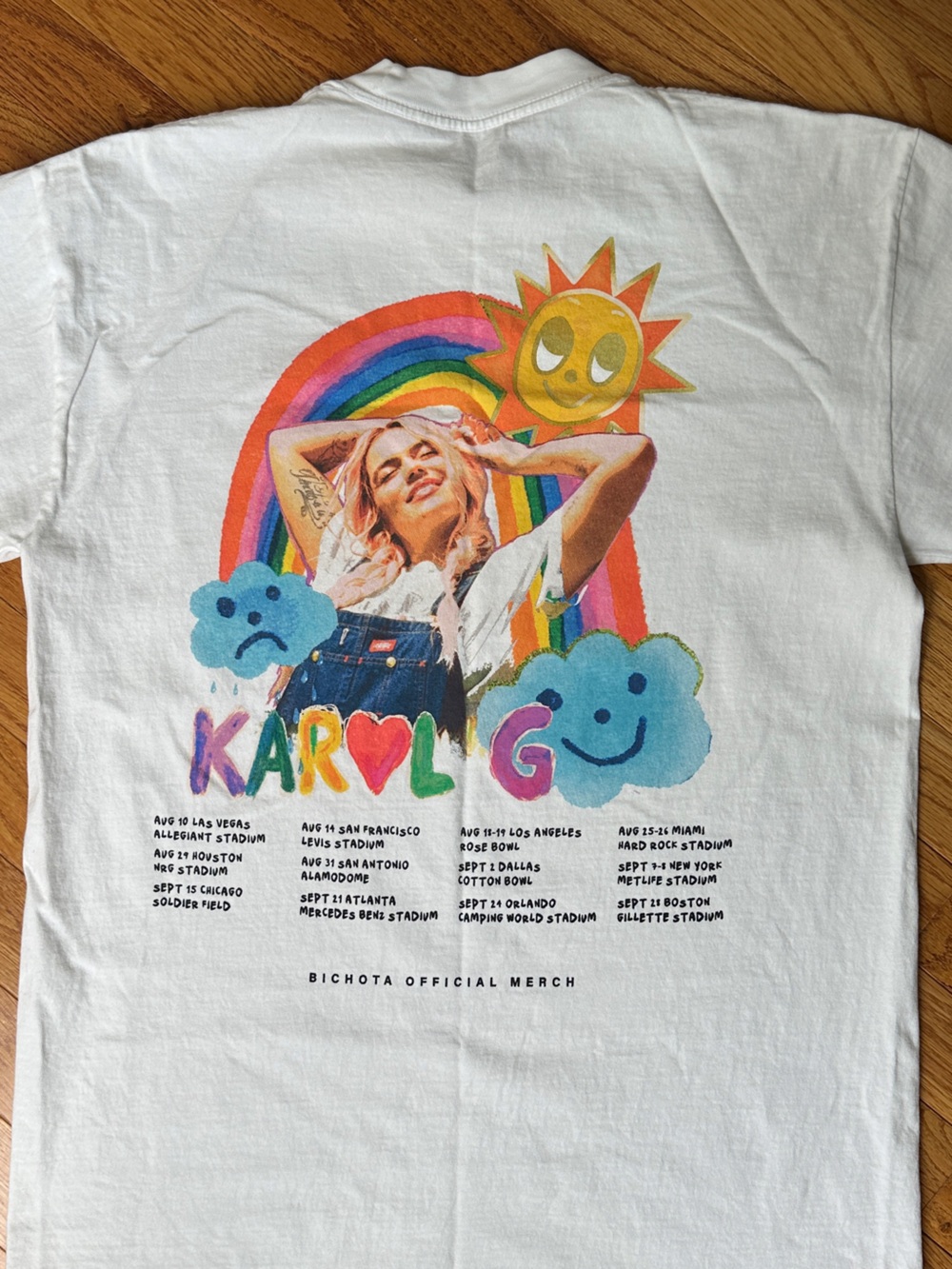 Off White 'Mañana Será Bonito Tour' Graphic T‑Shirt - - Picture 4 of 6